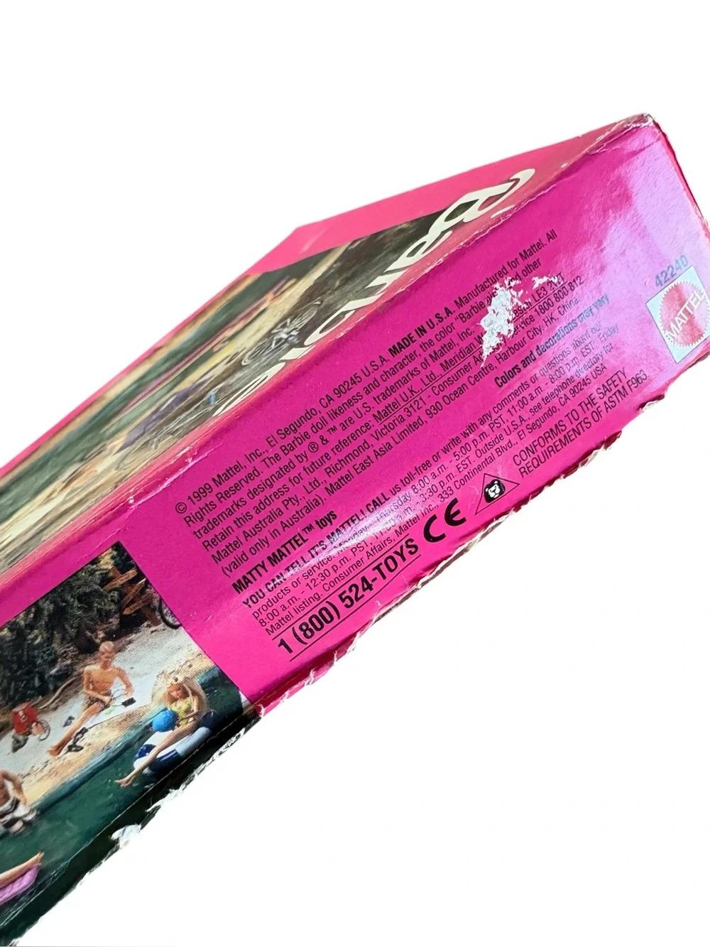 Barbie Vintage 1999 100 Piece Puzzle Lake Beach Scene
